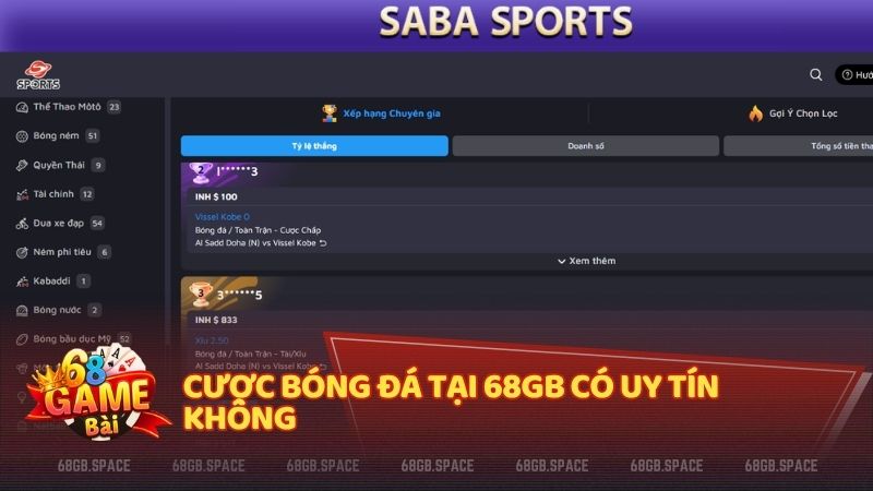Bảng vinh danh người chiến thắng chính là minh chứng cho sự uy tín và trả thưởng sòng phẳng tại cổng game 68gb